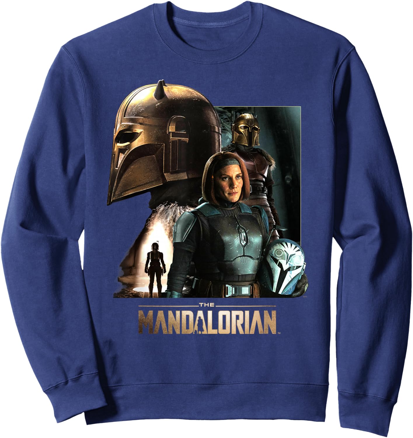 Star Wars The Mandalorian Season 3 the Armorer and Bo-Katan Sweatshirt - Sweatshirt | Navy