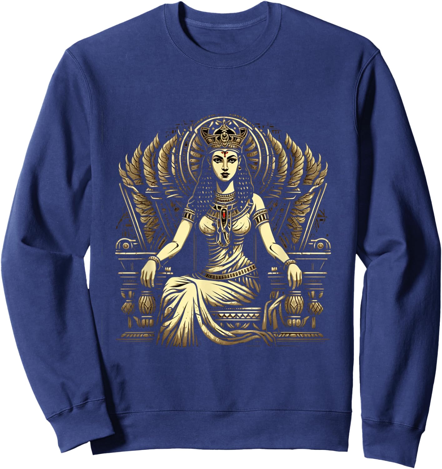 Ancient Egypt Queen Cleopatra Egyptology Egypt Mythology Sweatshirt - Sweatshirt | Navy