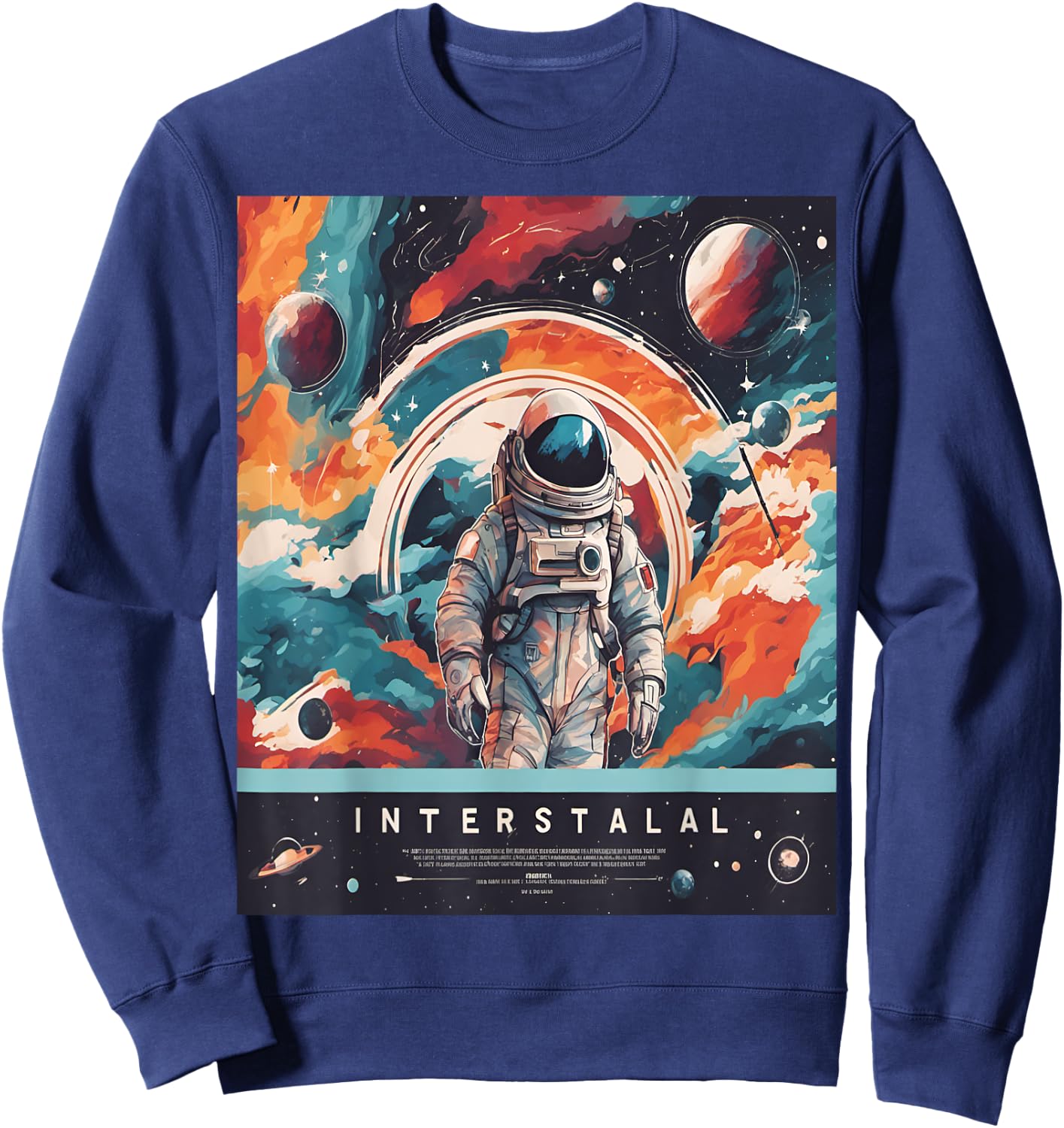 Interstellar: Between The Stars Sweatshirt - Sweatshirt | Navy