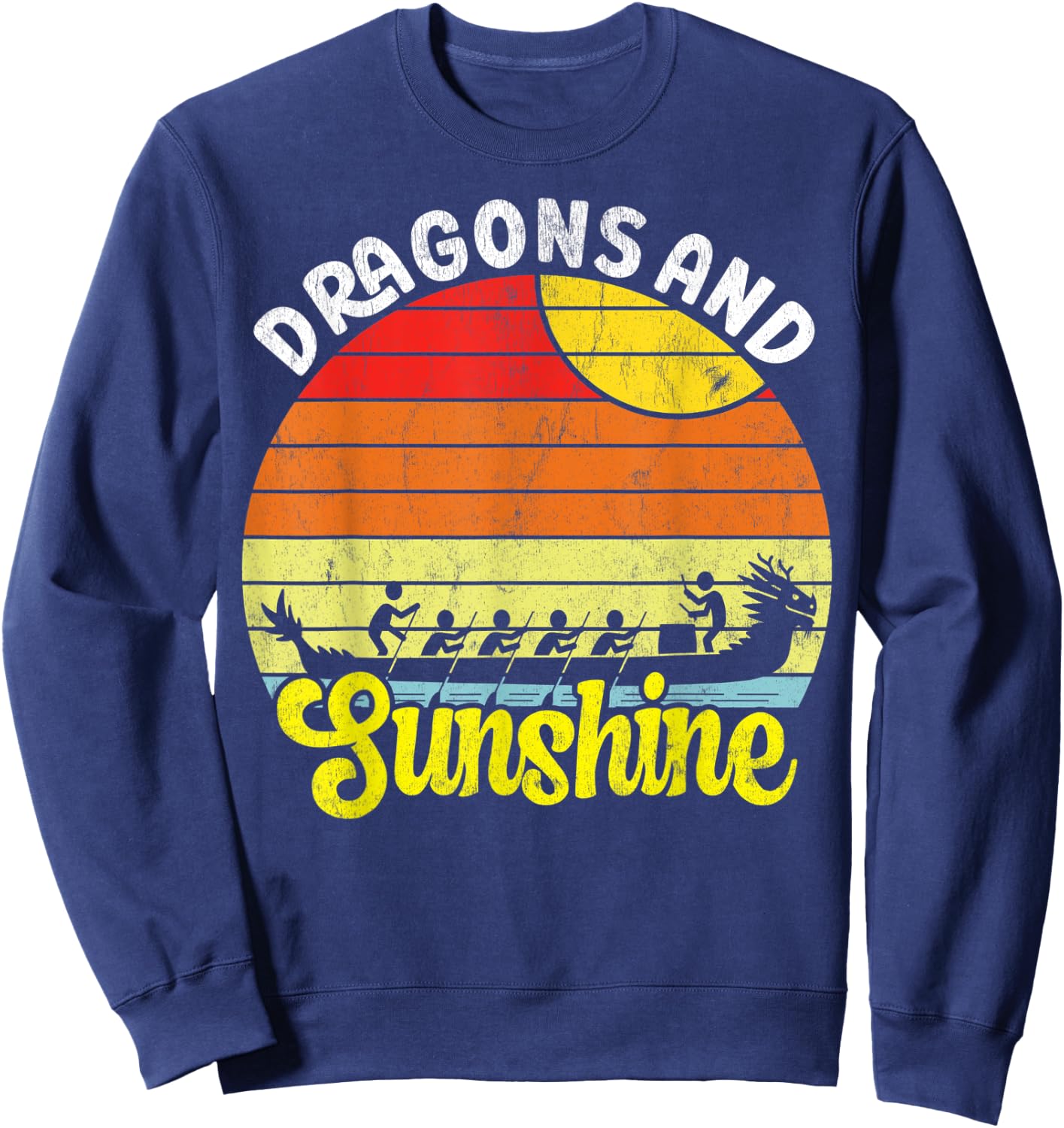 Dragon Boating Paddling Festival - Dragon Boat Race Sweatshirt - Sweatshirt | Navy