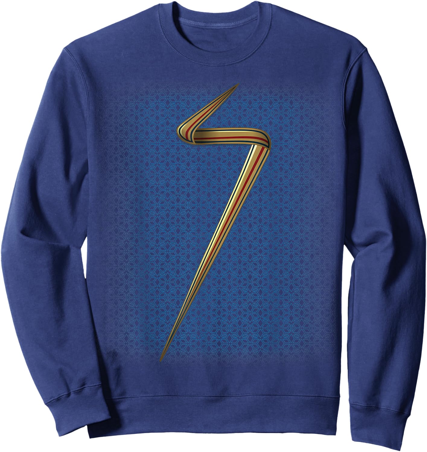 Marvel Ms. Marvel Kamala Khan Super Hero Halloween Costume Sweatshirt - Sweatshirt | Navy