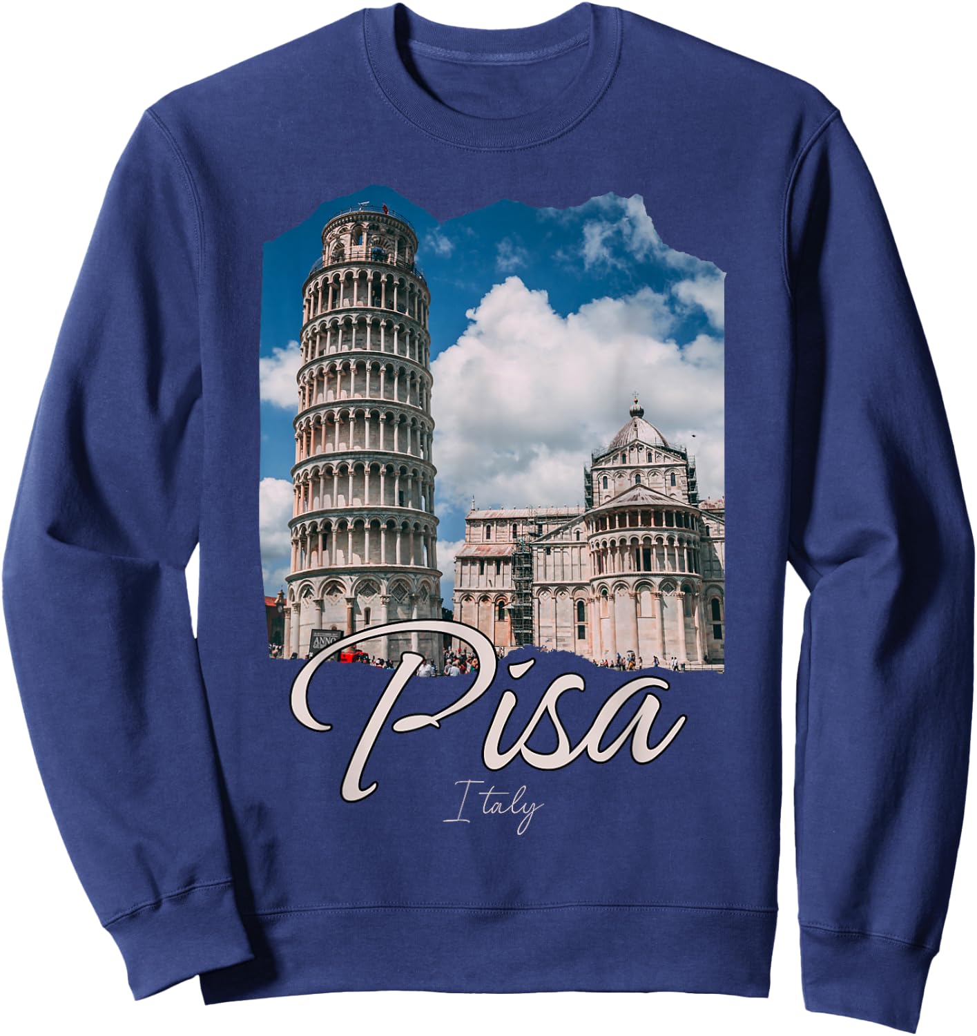 The Leaning Tower Of Pisa Souvenir / Pisa Italy Sweatshirt - Sweatshirt | Navy