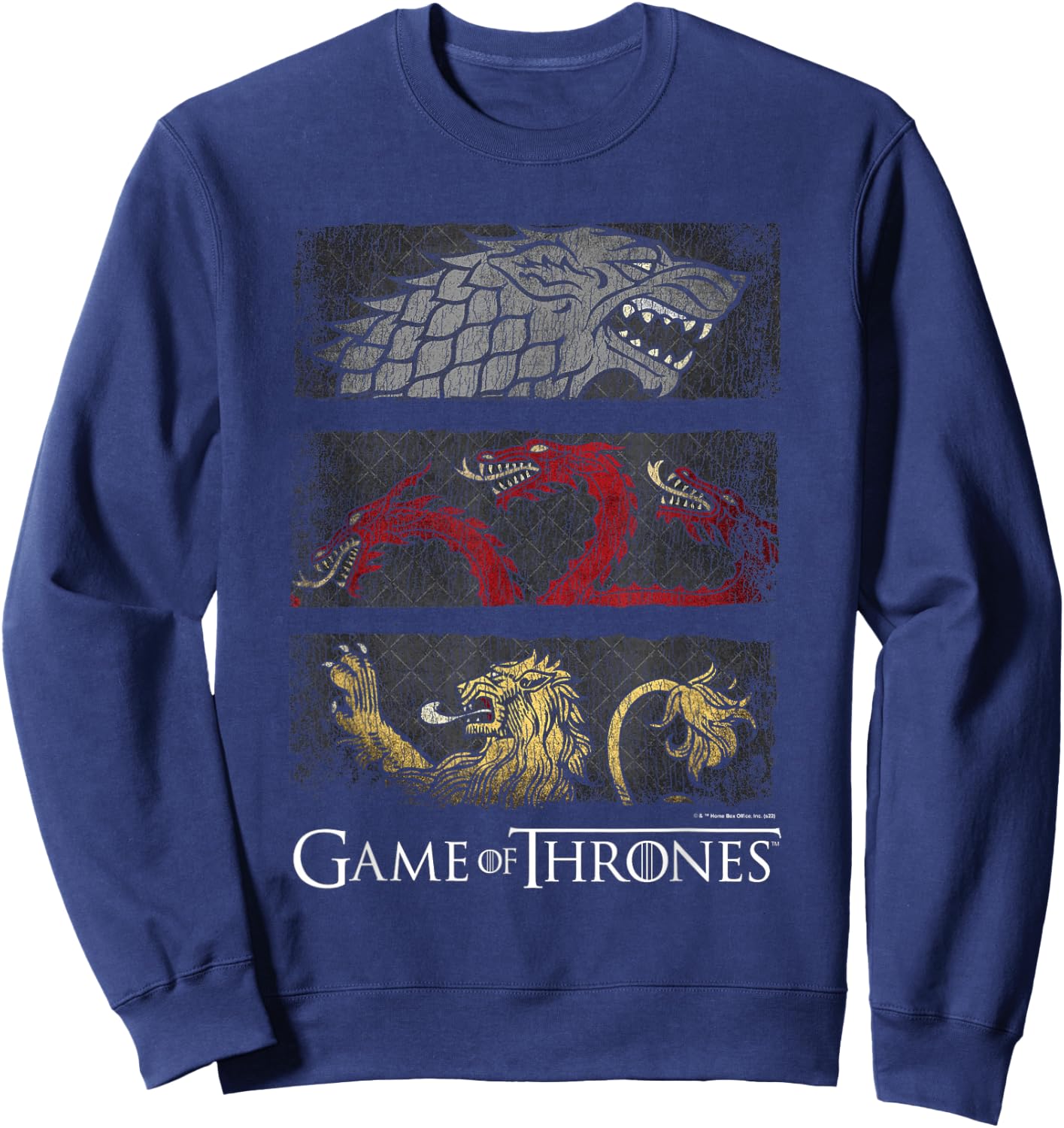 Game of Thrones Sigil Banners Sweatshirt - Sweatshirt | Navy