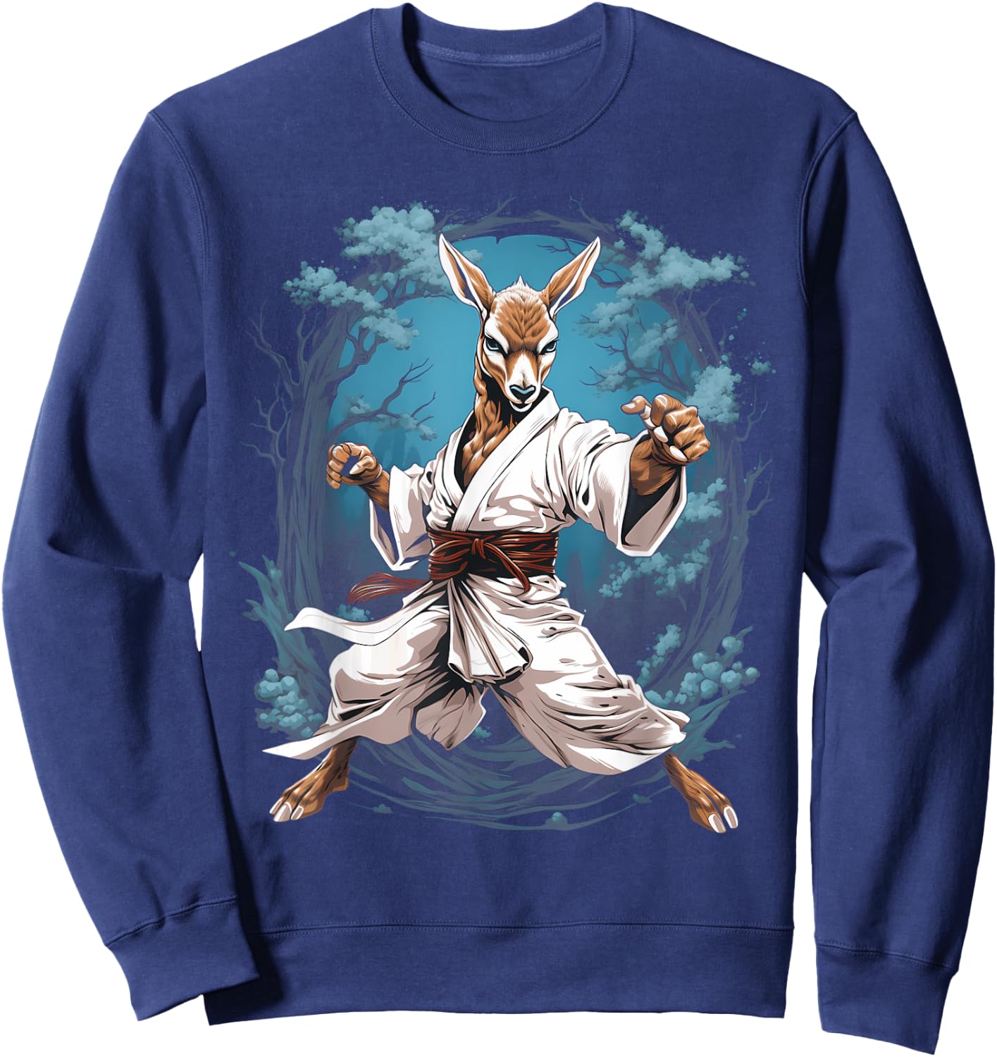 MMA Deer Karate Sweatshirt - Sweatshirt | Navy