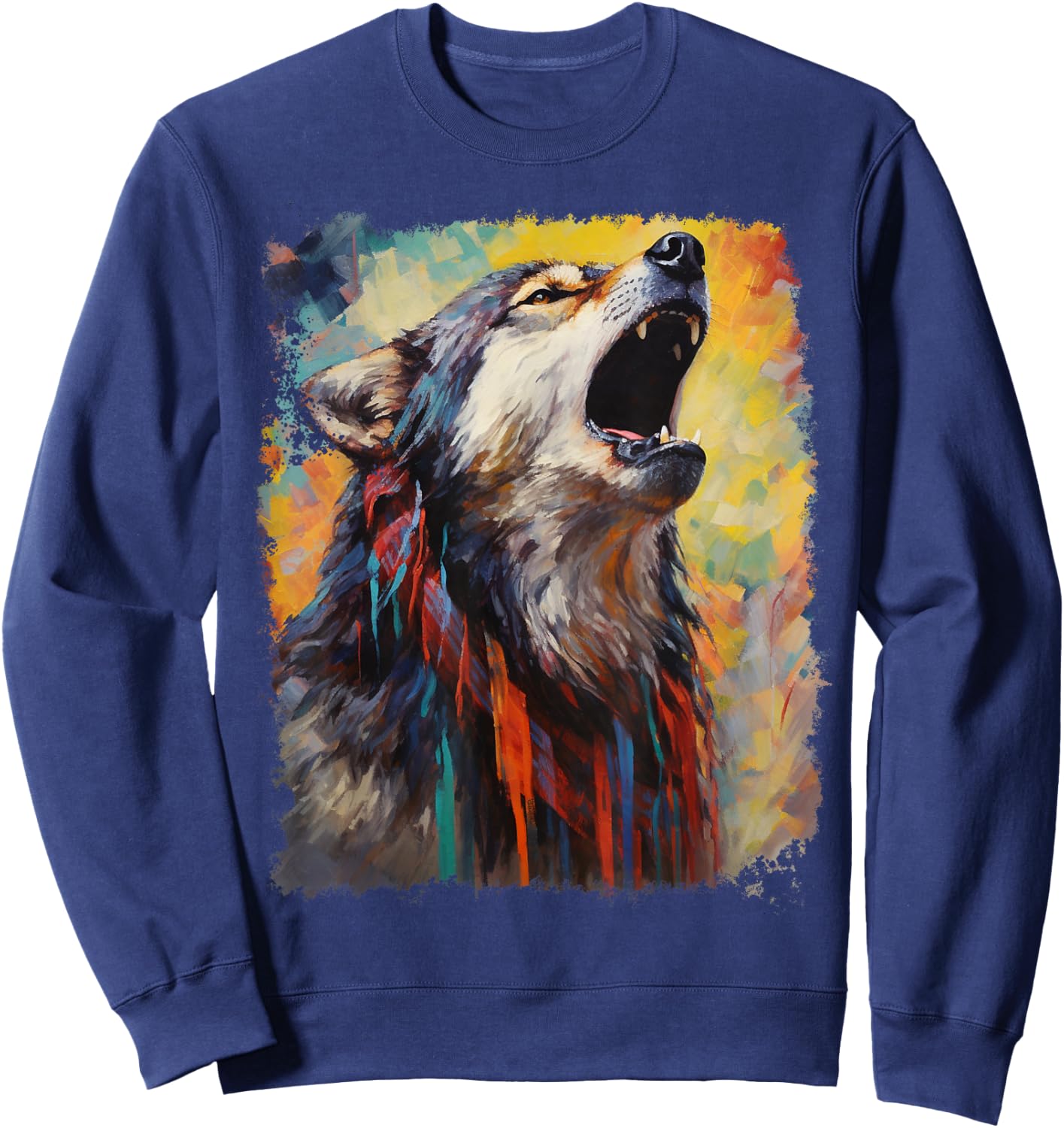 Wolf Man Sweatshirt - Sweatshirt | Navy