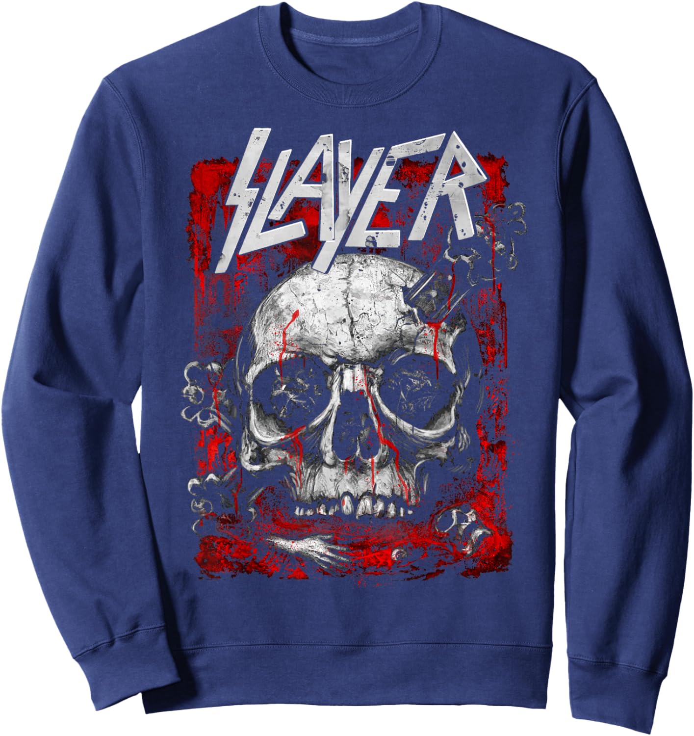 Slayer – South of Heaven Lake of Blood Sweatshirt - Sweatshirt | Navy