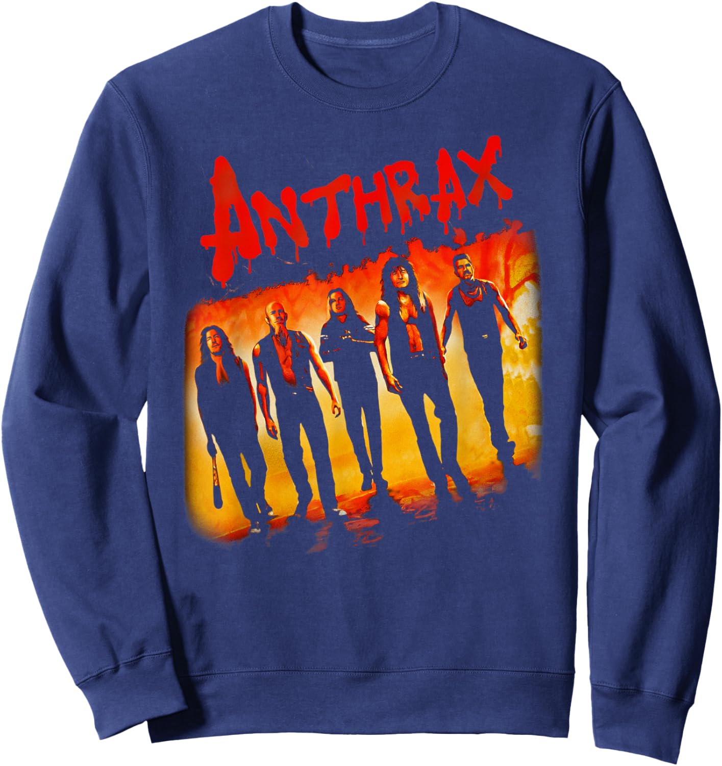 Anthrax – Warriors Sweatshirt - Sweatshirt | Navy