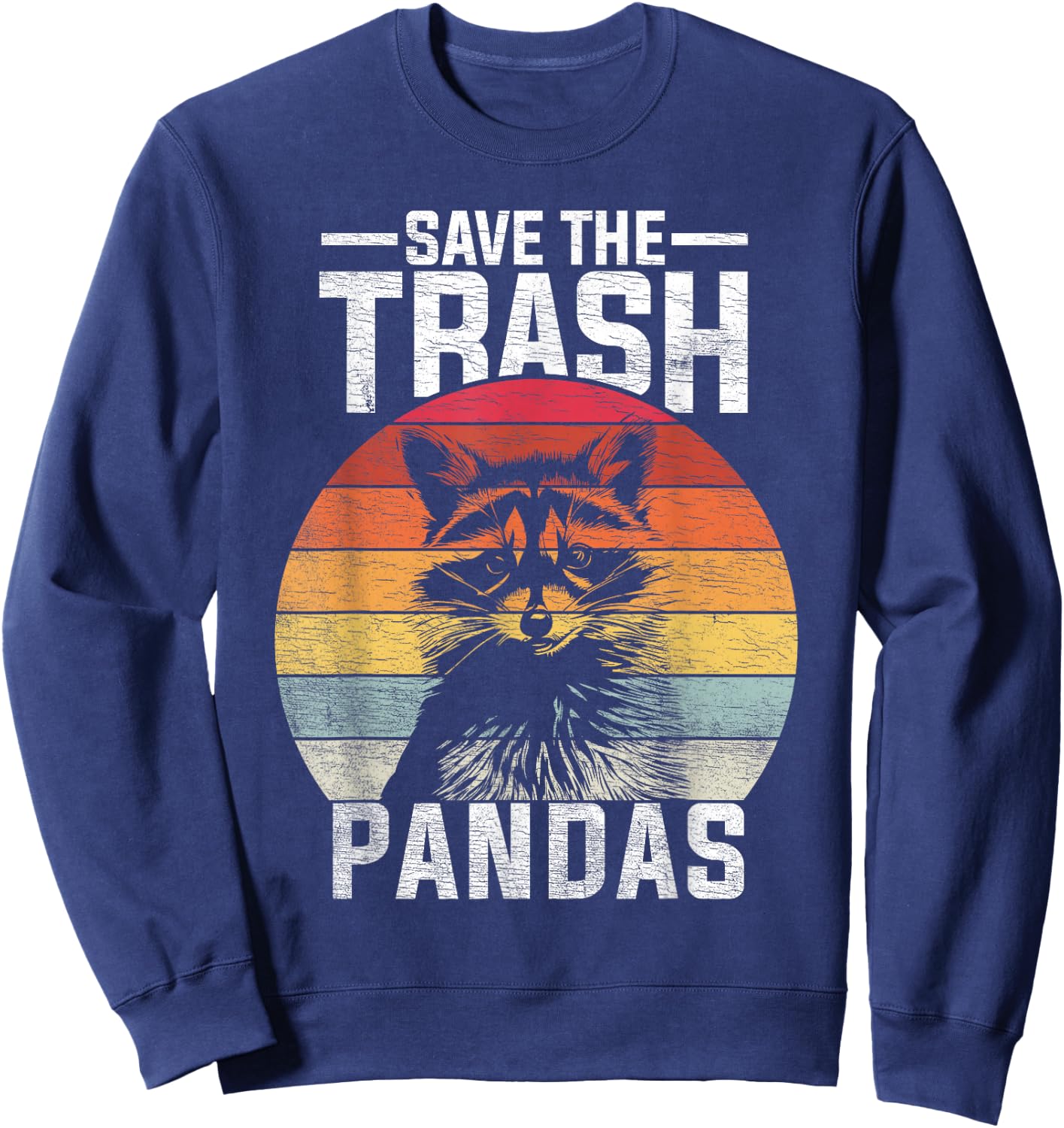 Funny Raccoon Sweatshirt - Sweatshirt | Navy