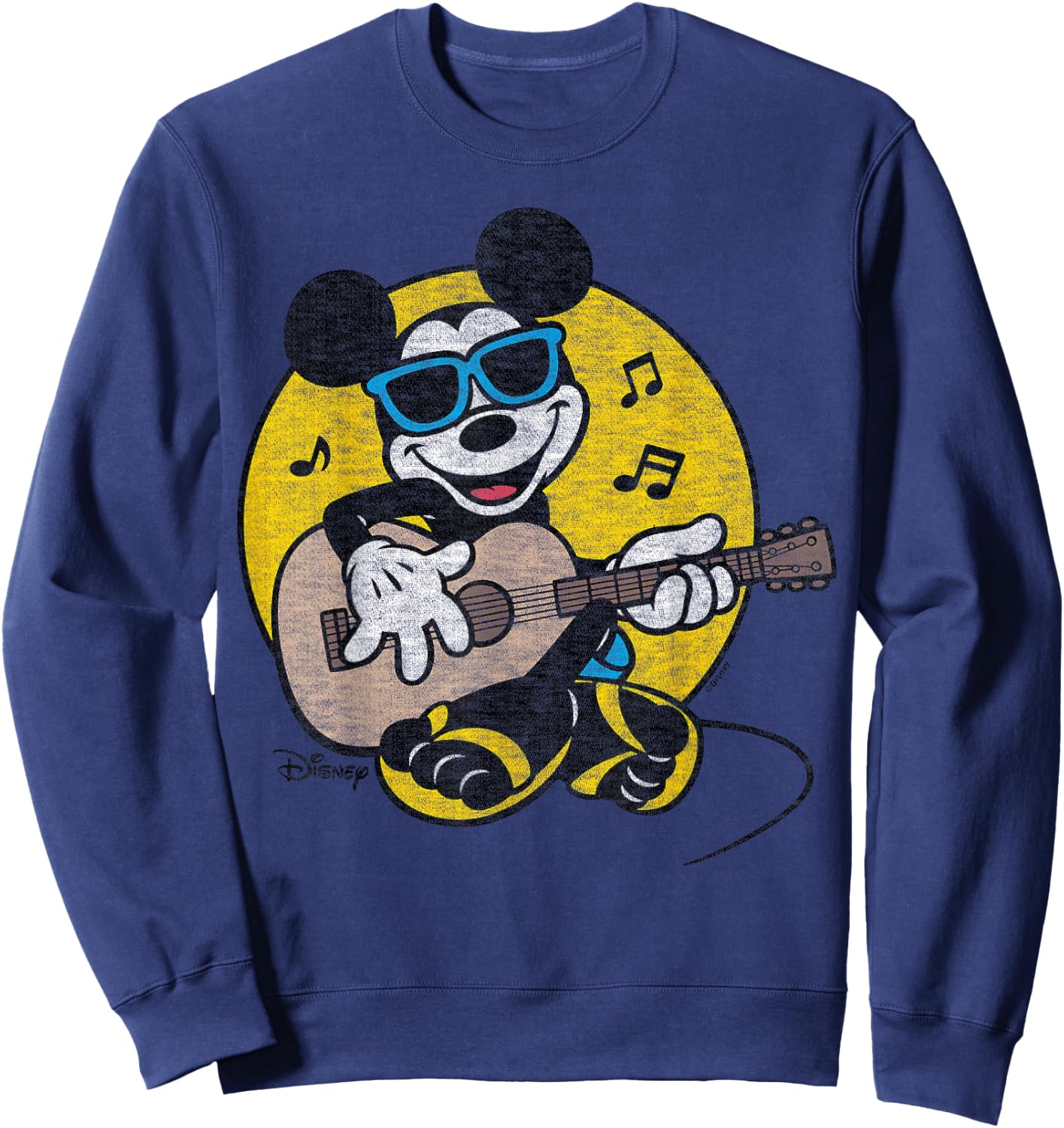 Disney - Mickey And Guitar Sweatshirt - Sweatshirt | Navy
