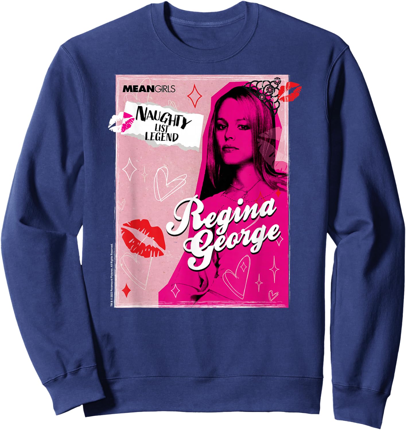 Mean Girls - Regina George Naughty List Legend Sweatshirt - Sweatshirt | Navy