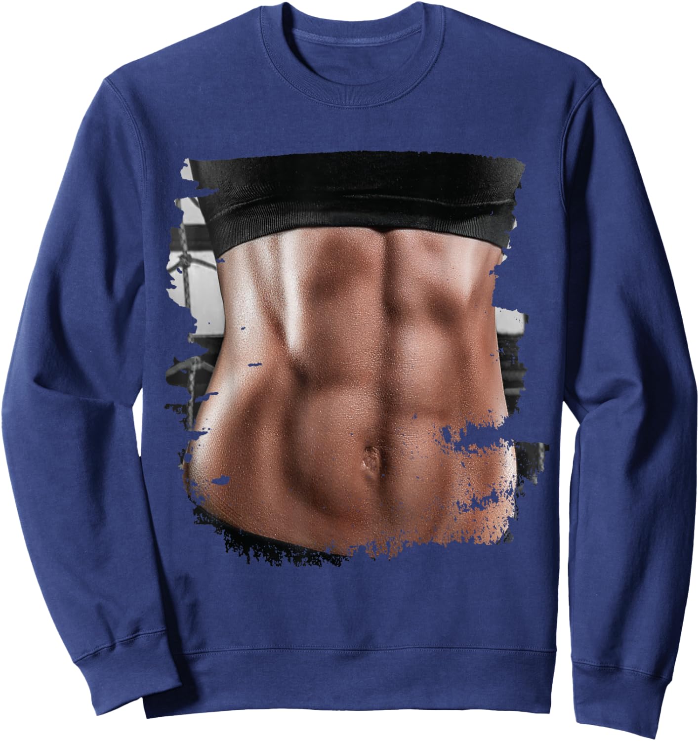 Fake Muscle I Woman Fitness Dream Woman Fitness Women Body Sweatshirt - Sweatshirt | Navy