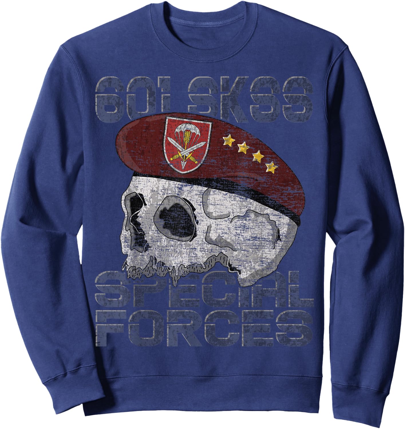 Czech Army 601st Special Force Moravec Czech Military Sweatshirt - Sweatshirt | Navy