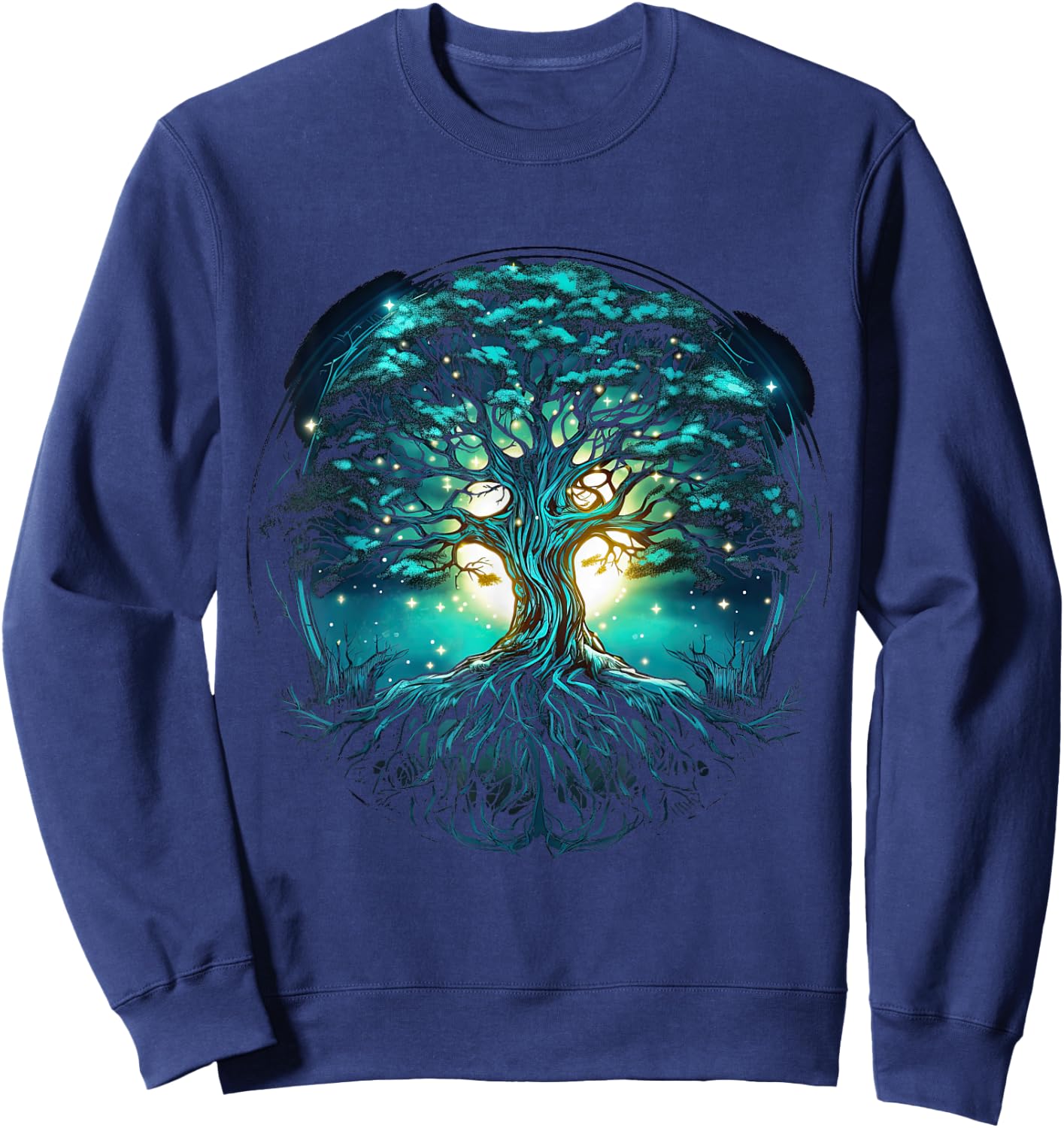 Tree of Life Viking Midgard Thor Walhalla Sweatshirt - Sweatshirt | Navy