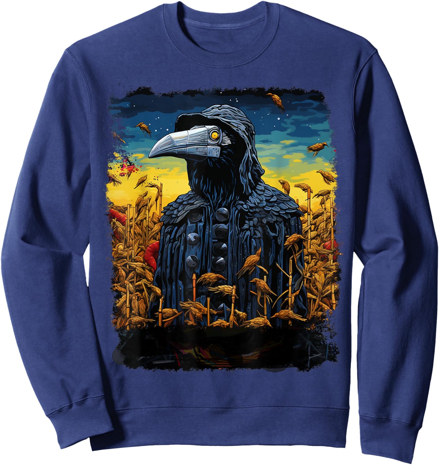 Halloween Plague Doctor Sweatshirt - Sweatshirt | Navy