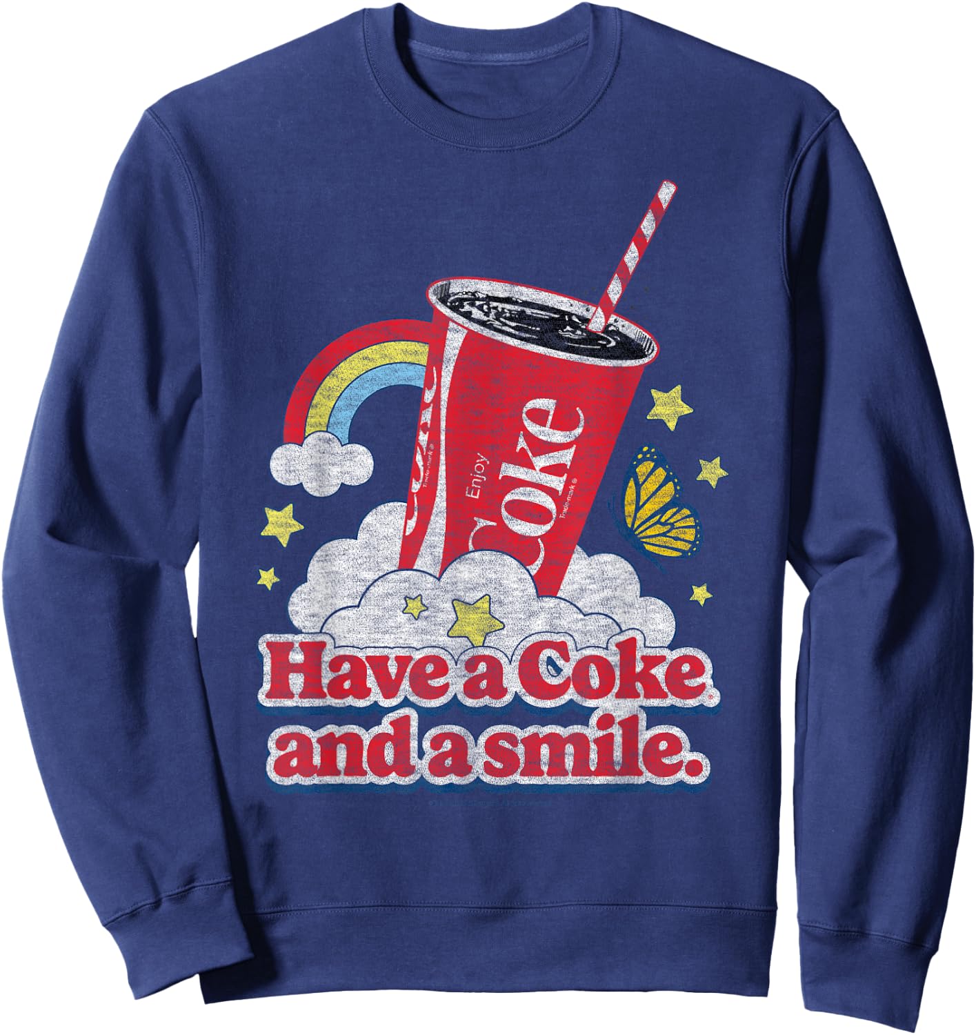 Coca-Cola - Have A Coke And A Smile Sweatshirt - Sweatshirt | Navy