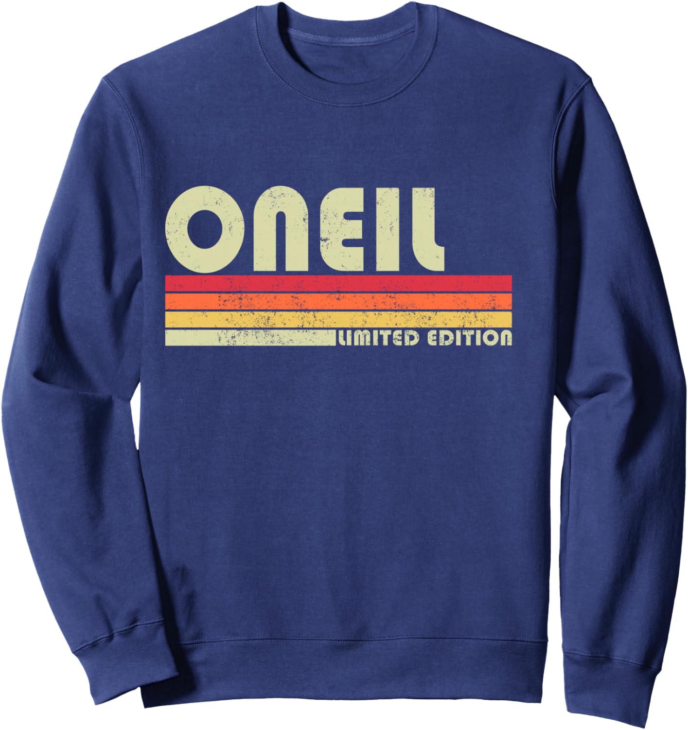 ONEIL Surname Funny Retro Vintage 80s 90s Gifts Men Women Sweatshirt - Sweatshirt | Navy