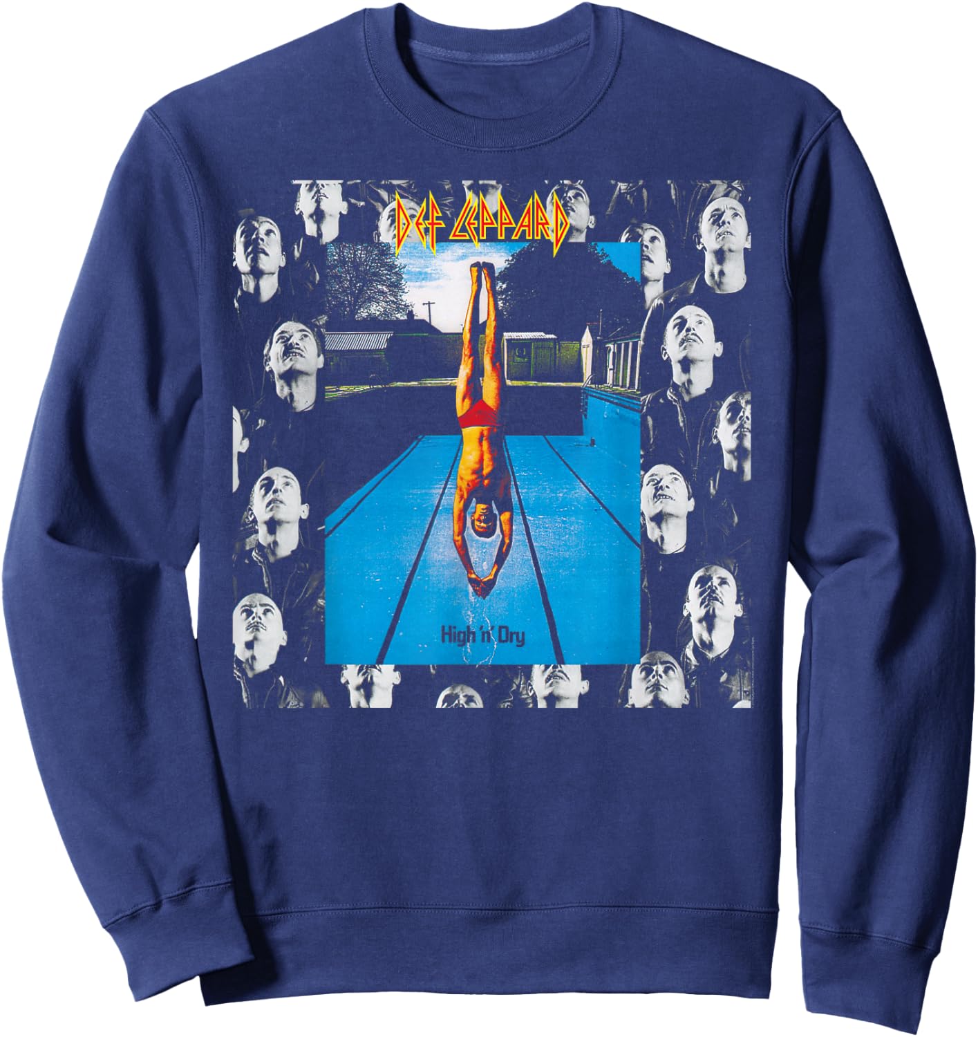 Def Leppard - High 'n' Dry Sweatshirt - Sweatshirt | Navy