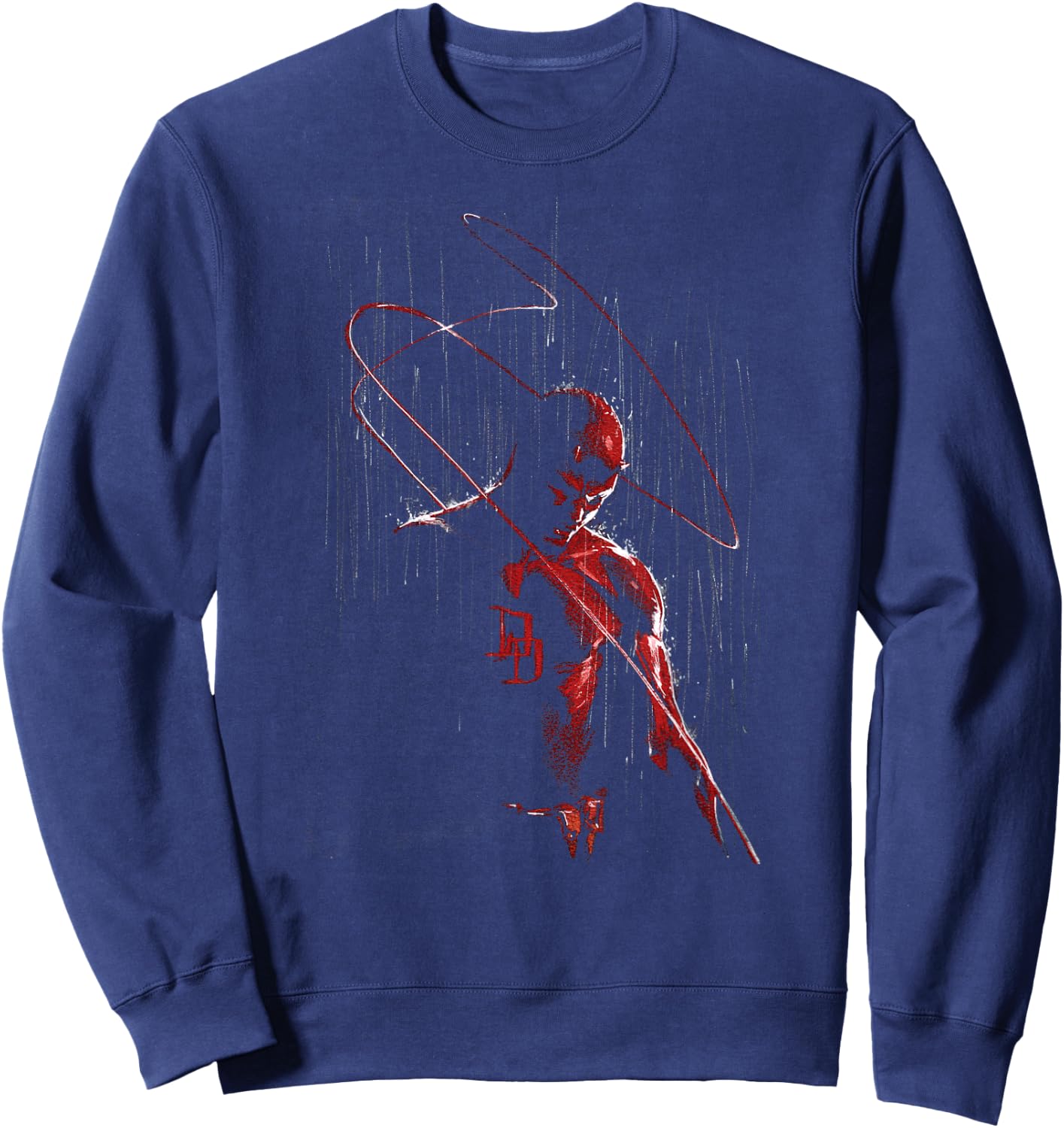Marvel Daredevil in The Rain Annual #1 Comic Variant Cover Sweatshirt - Sweatshirt | Navy