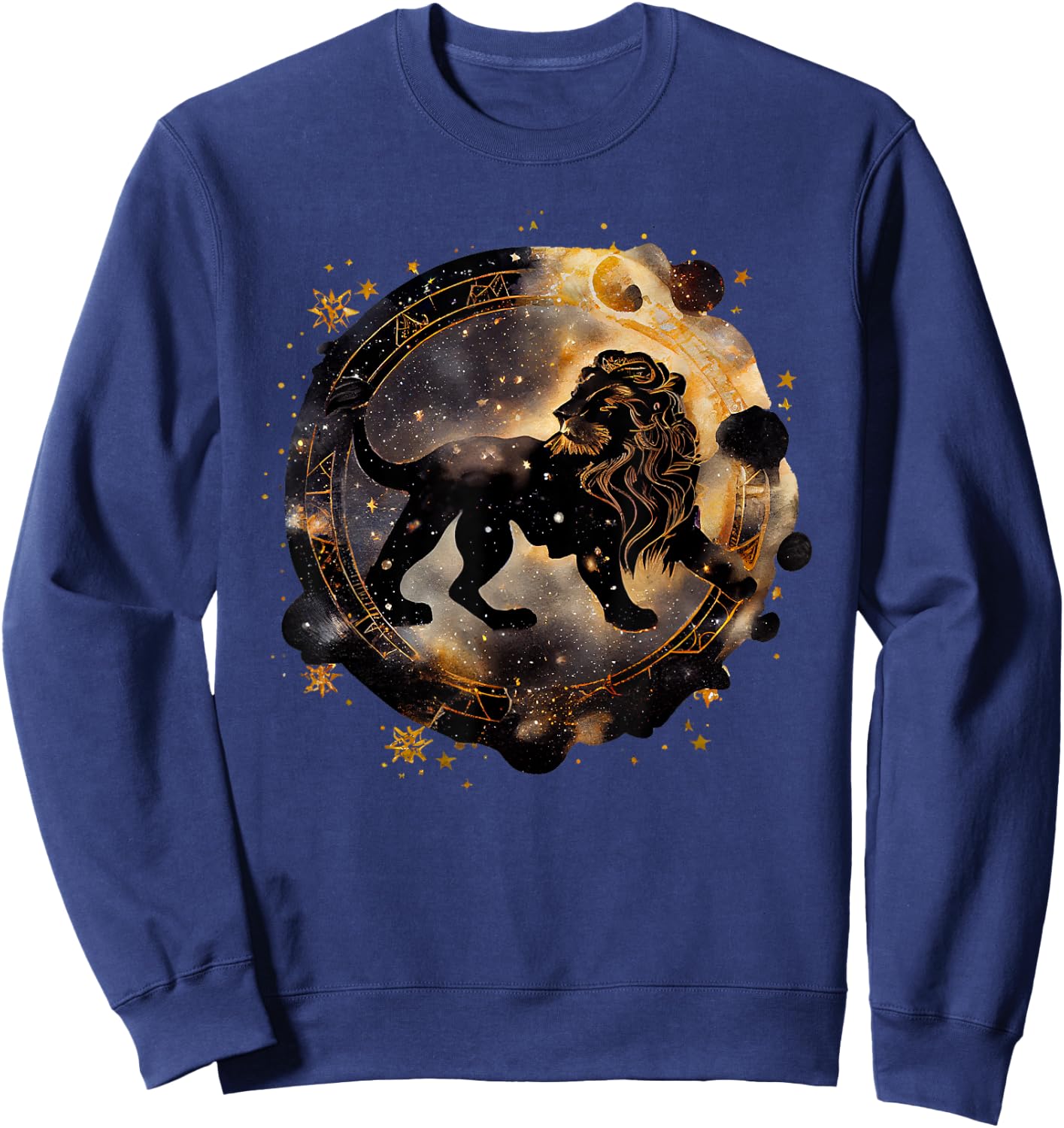 Astrology horoscope Zodiac Sign leo Sweatshirt - Sweatshirt | Navy