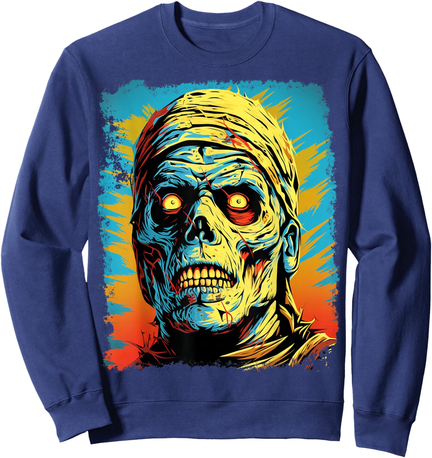 Scary Mummy Sweatshirt - Sweatshirt | Navy