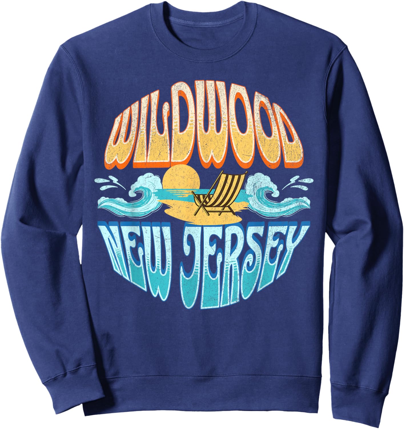 Wildwood New Jersey Sweatshirt - Sweatshirt | Navy