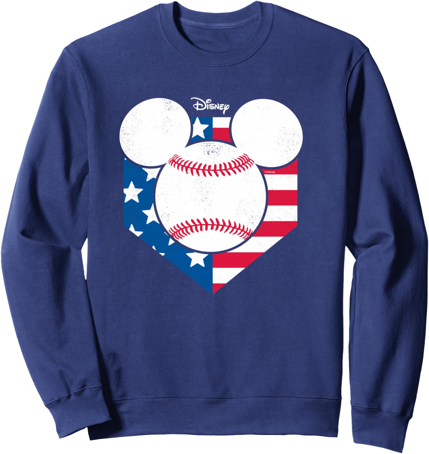 Disney - Mickey Baseball Diamond Sweatshirt - Sweatshirt | Navy