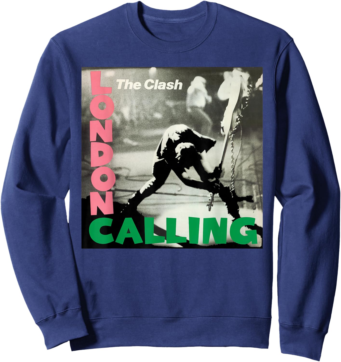 The Clash - London Calling Sweatshirt - Sweatshirt | Navy