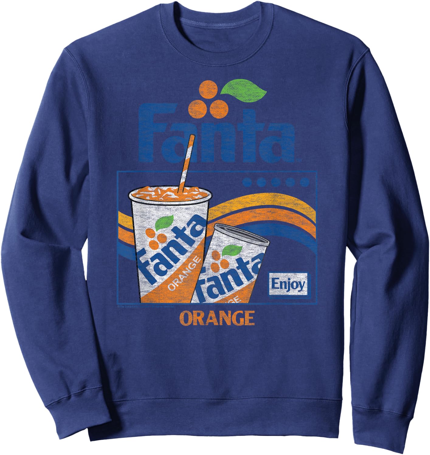 Coca-Cola - Fanta Enjoy Sweatshirt - Sweatshirt | Navy