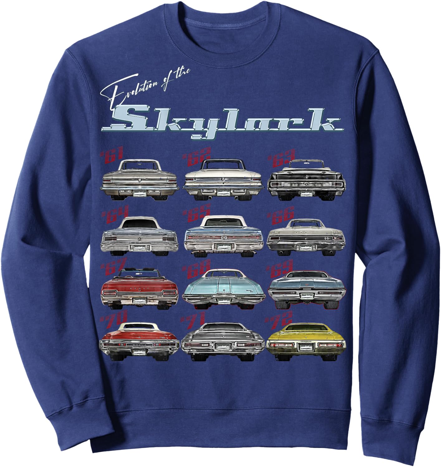 Evolution,Skylark,GS,455,Limited,Gran,Grand,Sport,Muscle Car Sweatshirt - Sweatshirt | Navy