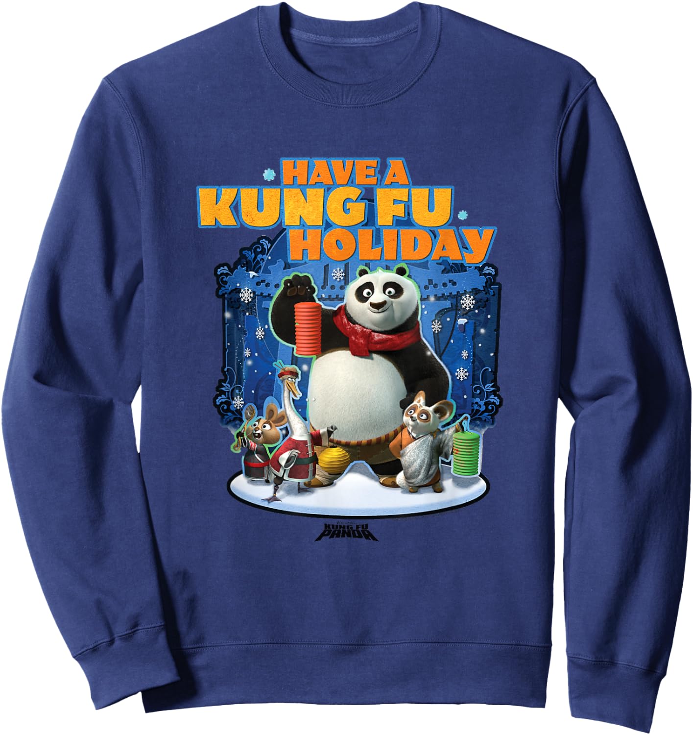 DreamWorks Kung Fu Panda Holiday Sweatshirt - Sweatshirt | Navy
