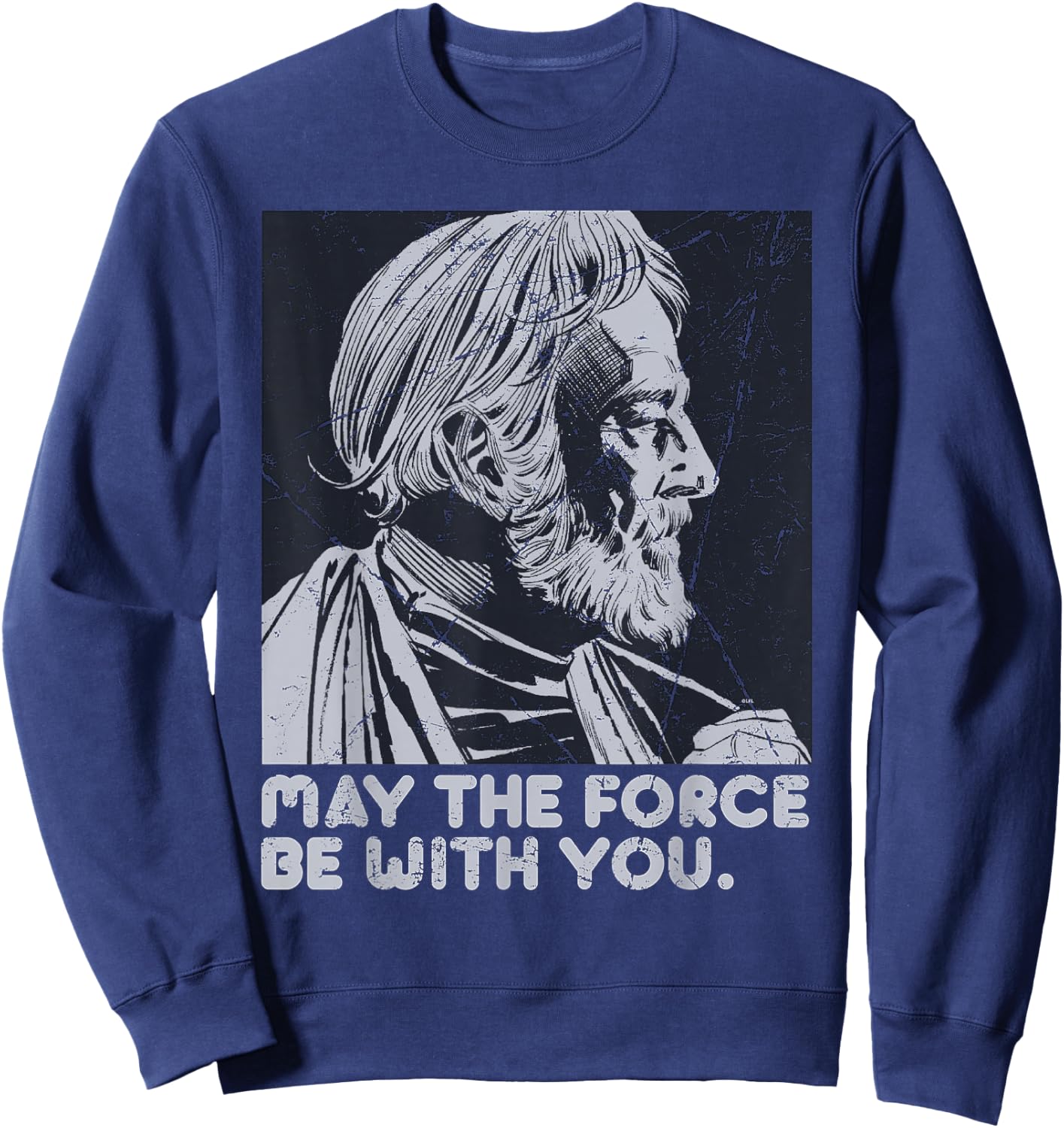 Star Wars Vintage Obi-Wan Kenobi May the Force Be With You Sweatshirt - Sweatshirt | Navy