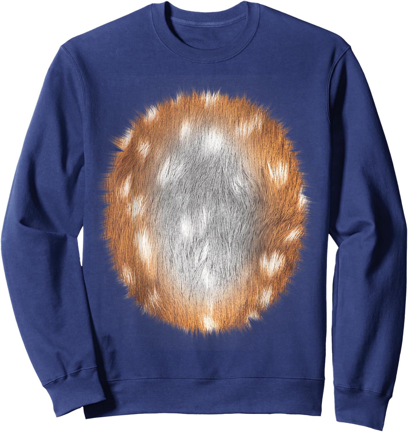 Deer In Headlights Animal Halloween DIY Costume Funny Sweatshirt - Sweatshirt | Navy