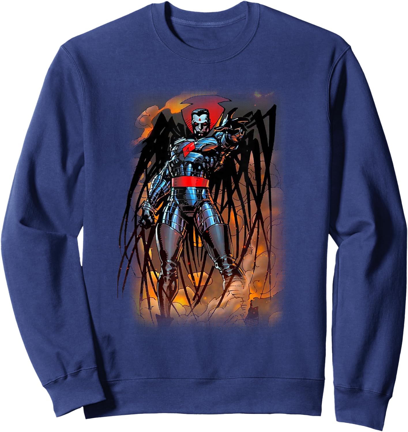 Marvel X-Men Mister Sinister Big Imposing Portrait Sweatshirt - Sweatshirt | Navy