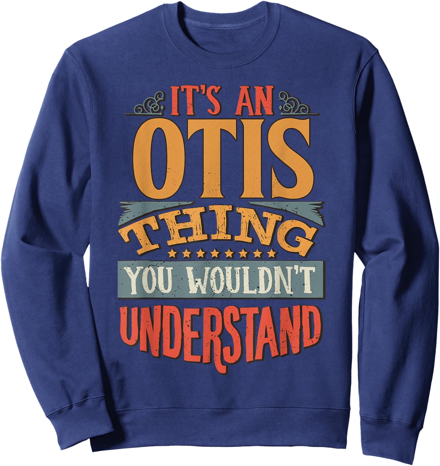 Otis Name Sweatshirt - Sweatshirt | Navy