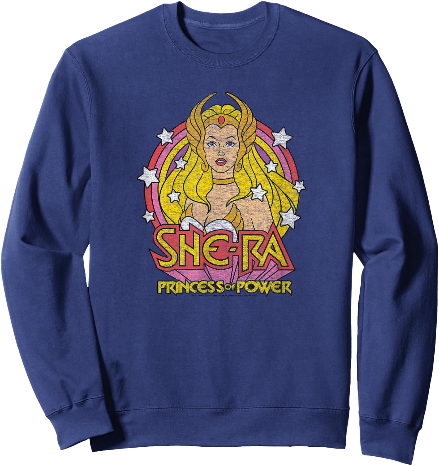 She-Ra - Princess Of Power With Stars Sweatshirt - Sweatshirt | Navy