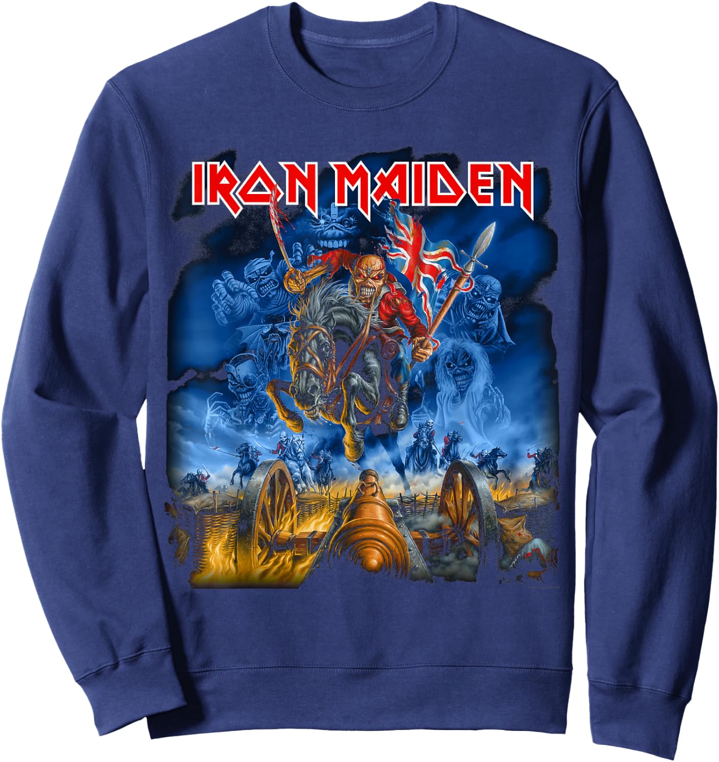 Iron Maiden - Trooper Sweatshirt - Sweatshirt | Navy