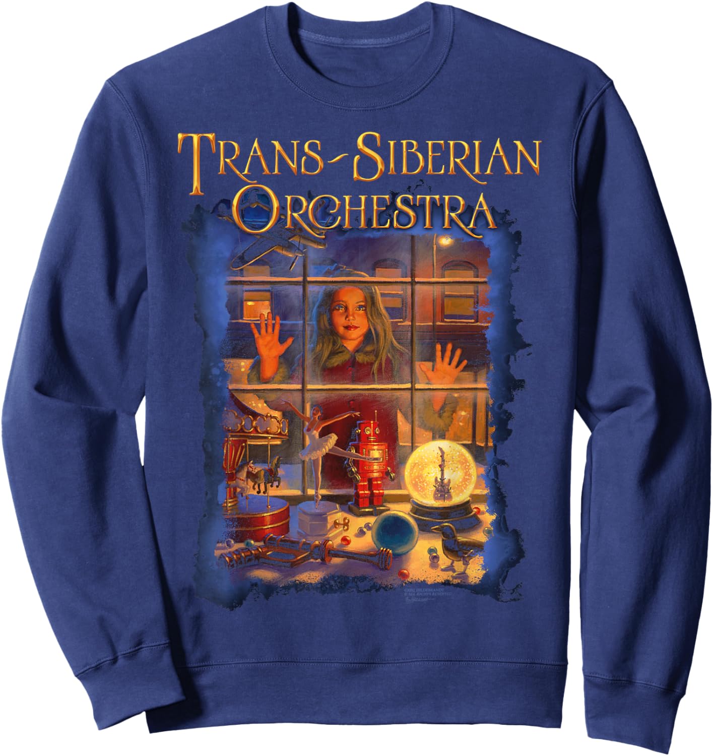 Trans-Siberian Orchestra – Toy Store Window Sweatshirt - Sweatshirt | Navy