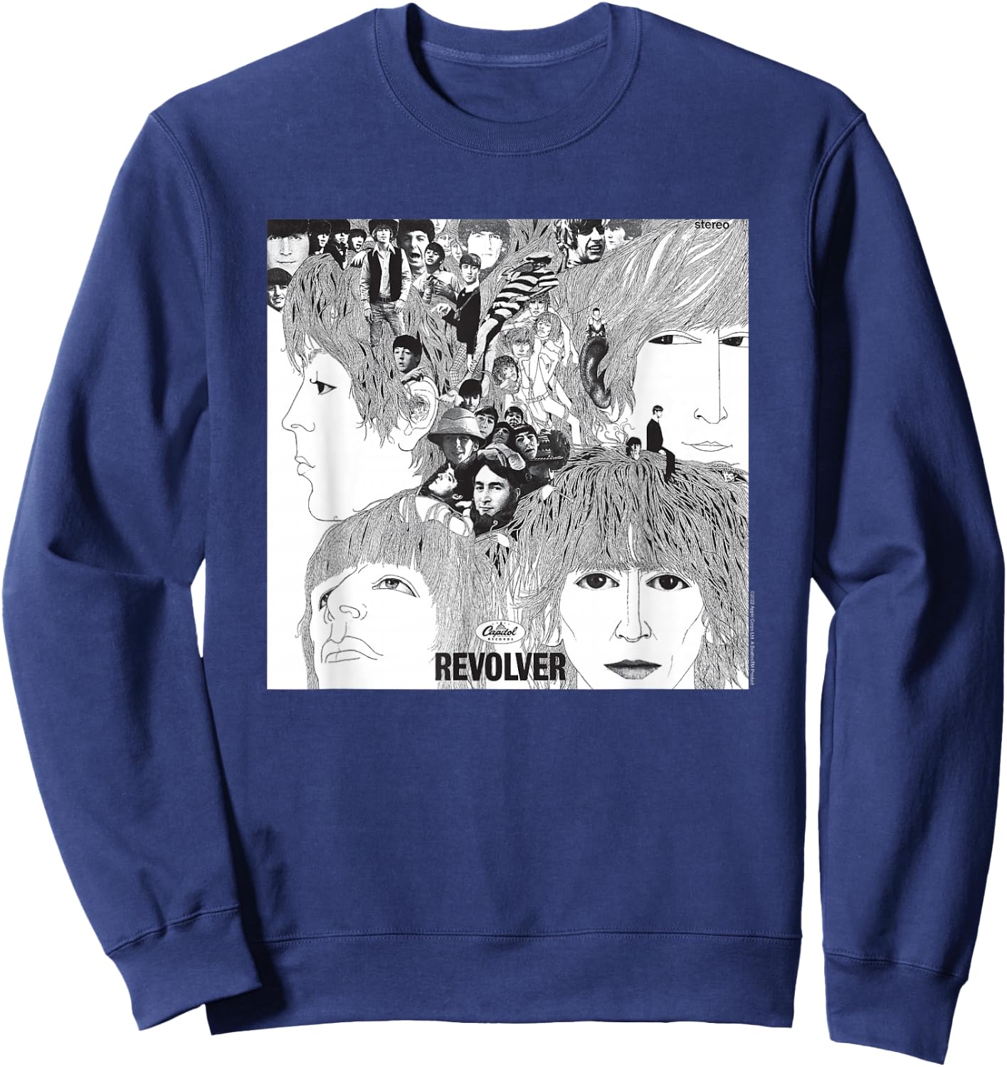 The Beatles - Revolver Album Cover Sweatshirt - Sweatshirt | Navy