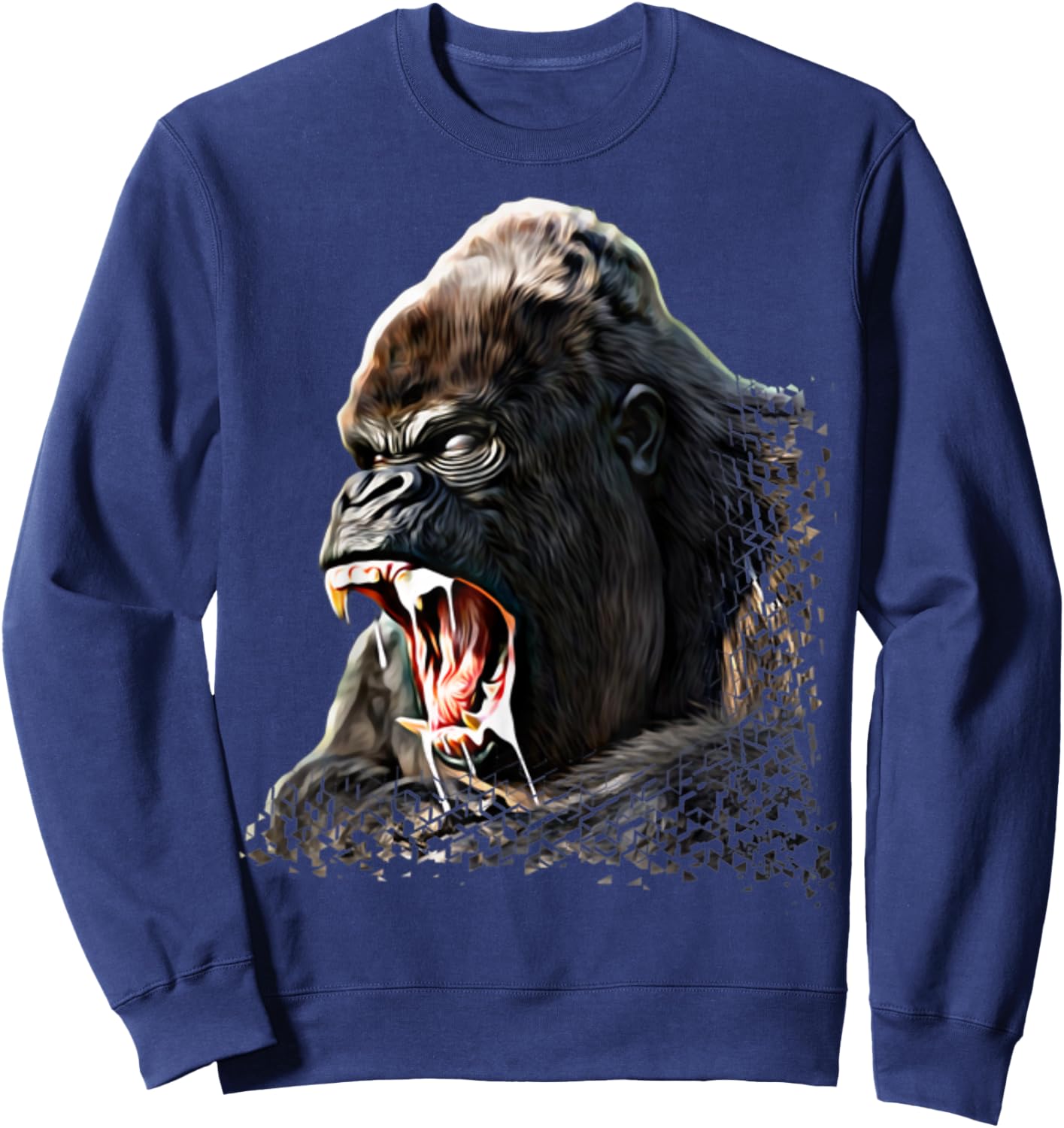 Gorilla Ape Monkey Animal Lover Women & Kids Gorilla Sweatshirt - Sweatshirt | Navy