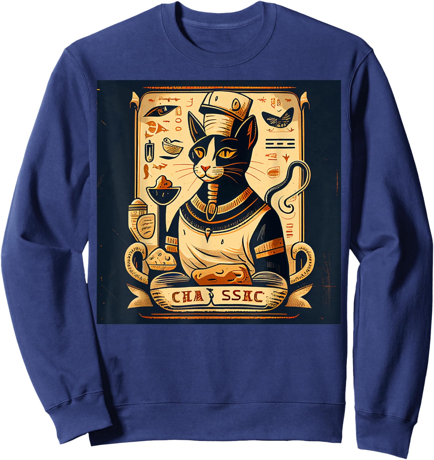 Funny Cat Nurse Cheese For Kids, Women, Men Sweatshirt - Sweatshirt | Navy