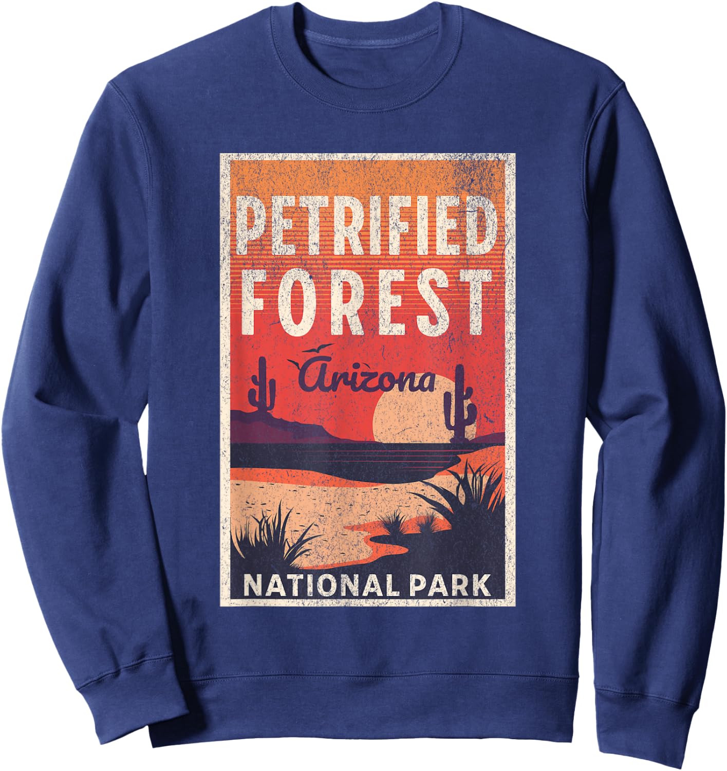 Petrified Forest National Park Sweatshirt - Sweatshirt | Navy