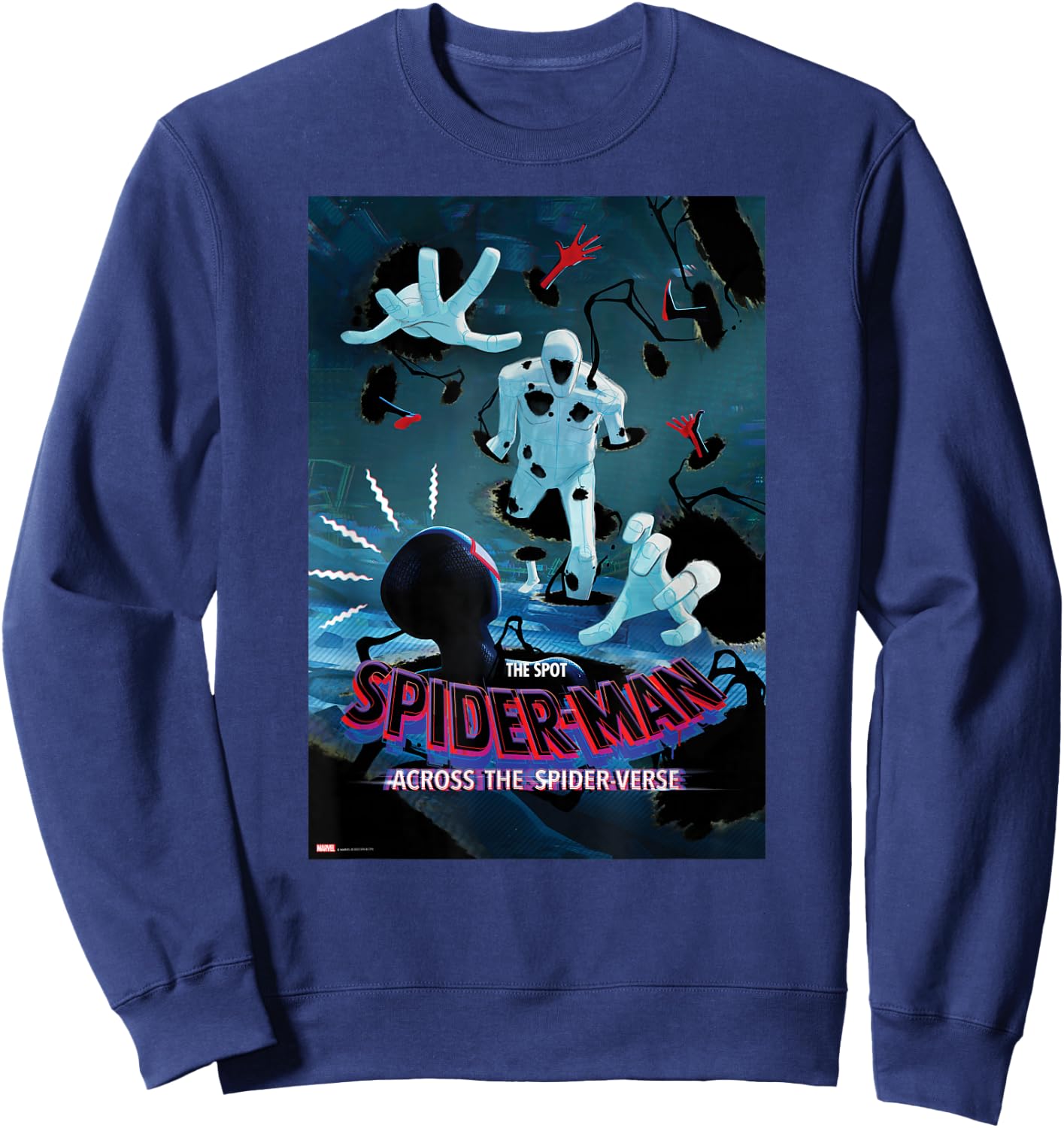 Marvel Spider-Man: Across the Spider-Verse The Spot Poster Sweatshirt - Sweatshirt | Navy