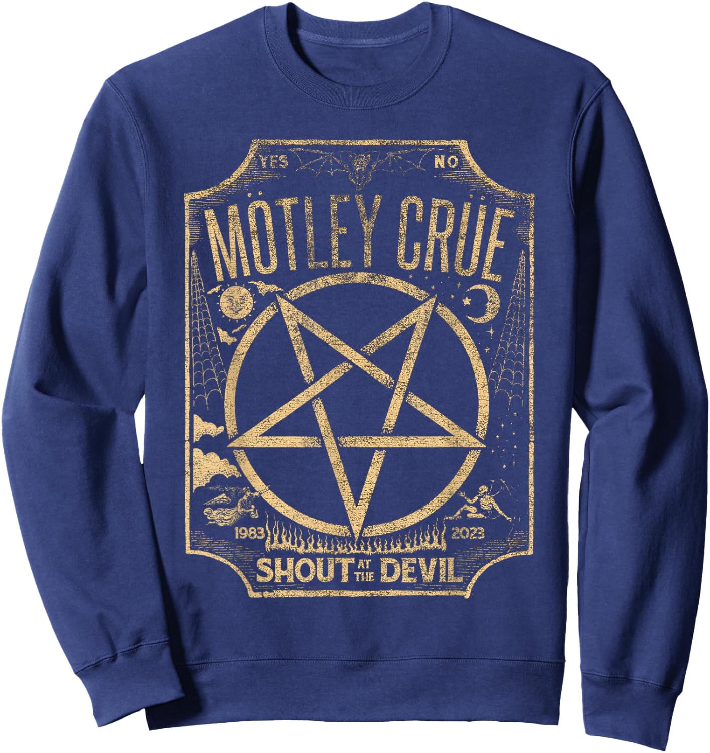 Mötley Crüe – Ouiji Devil Sweatshirt - Sweatshirt | Navy