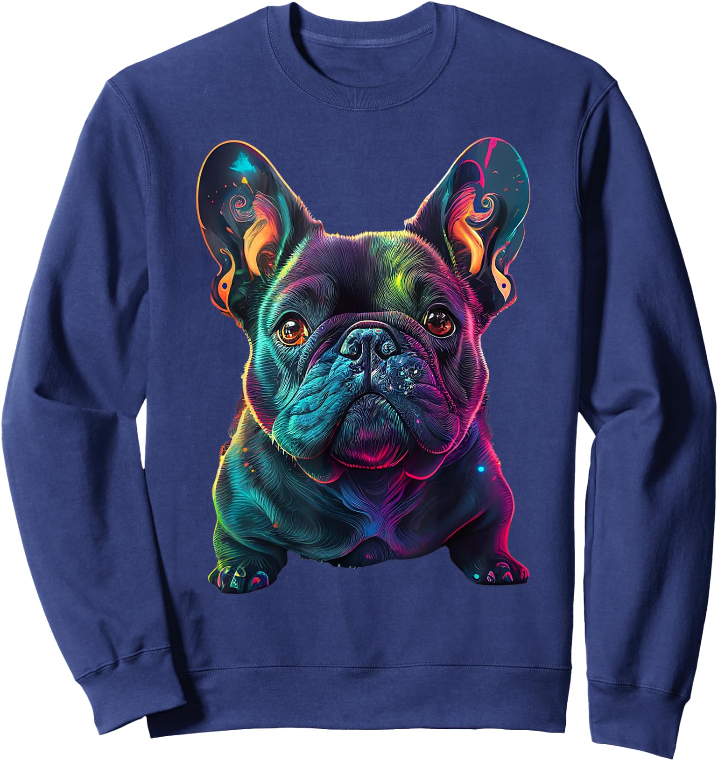 Frenchie Gifts French Bulldog & Women Sweatshirt - Sweatshirt | Navy