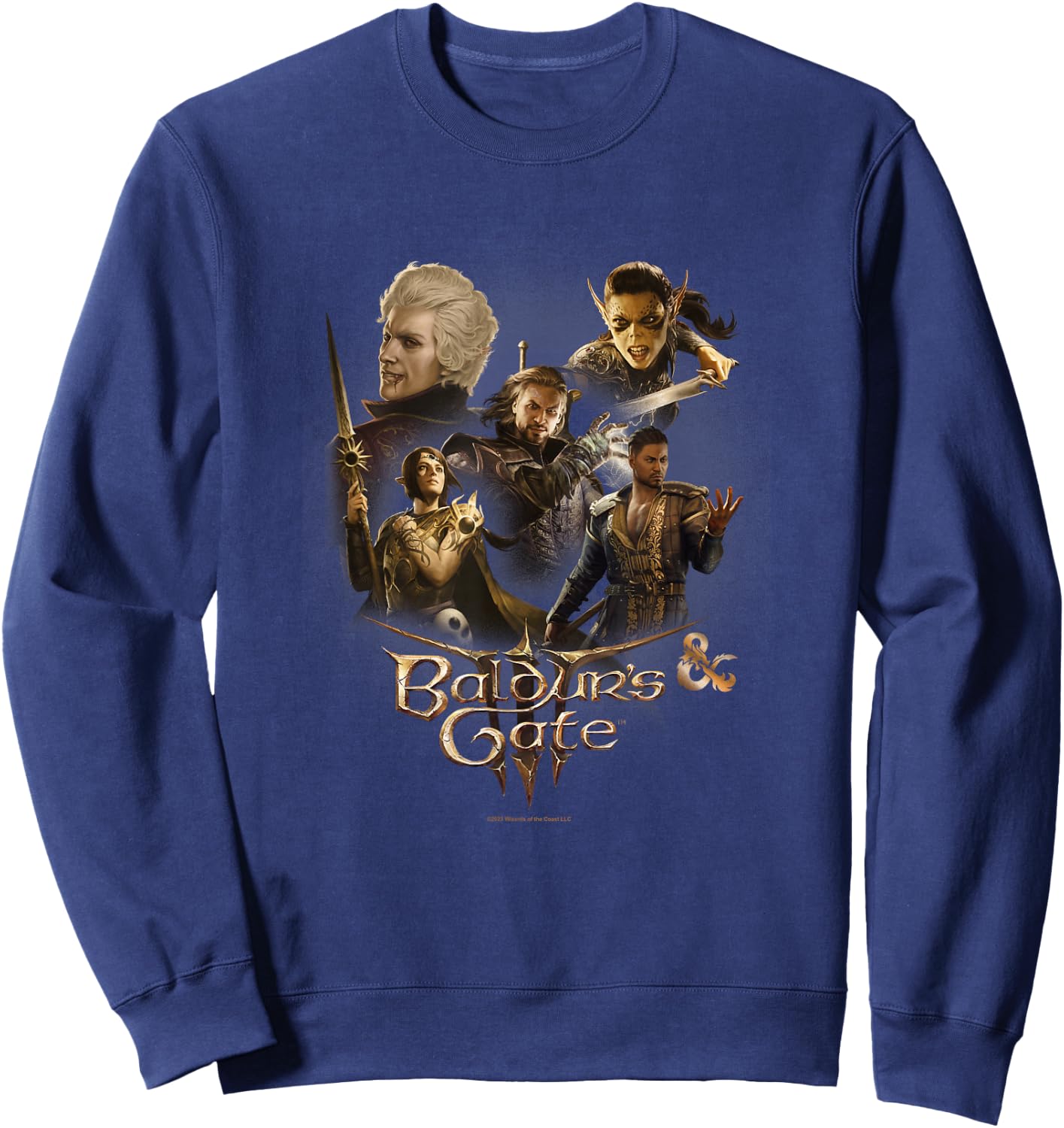 Dungeons & Dragons Baldur's Gate III Companions Group Sweatshirt - Sweatshirt | Navy