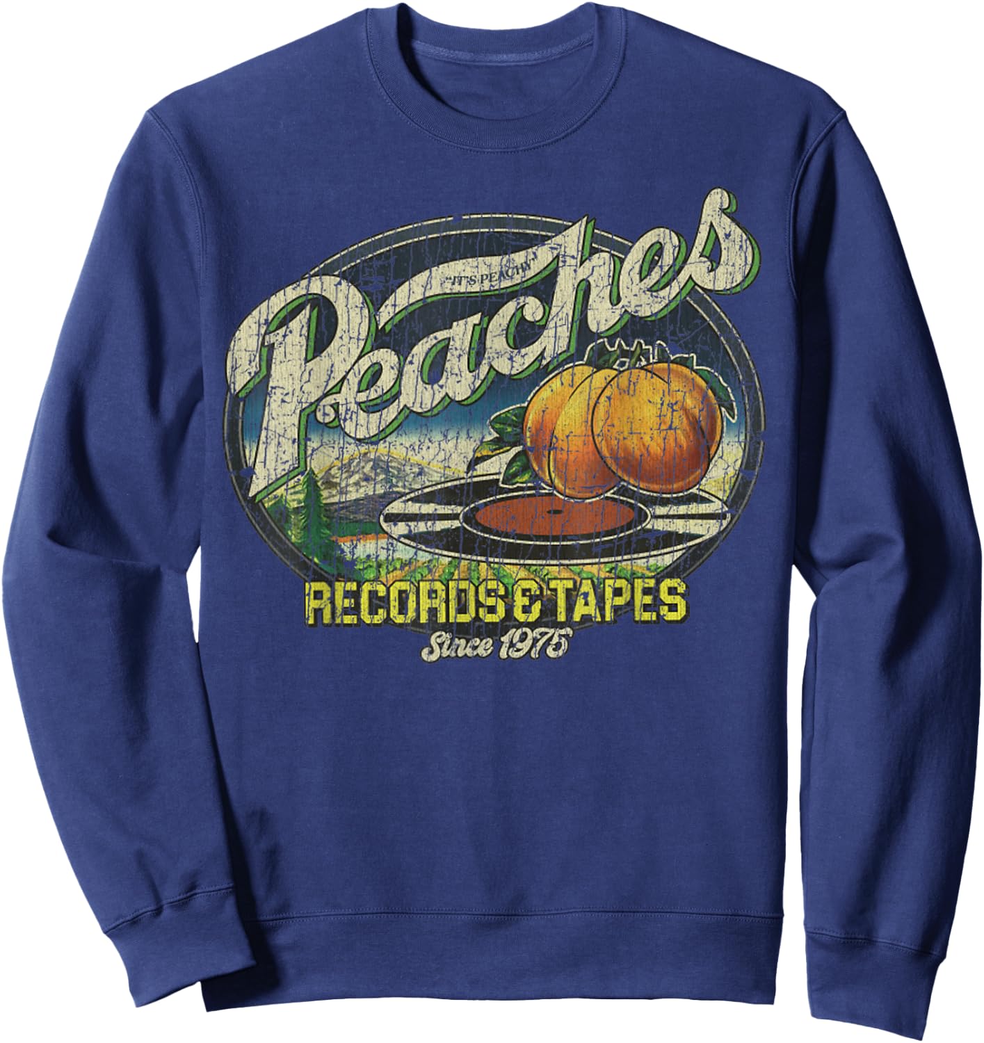 Peaches Records & Tapes 1975 Sweatshirt - Sweatshirt | Navy