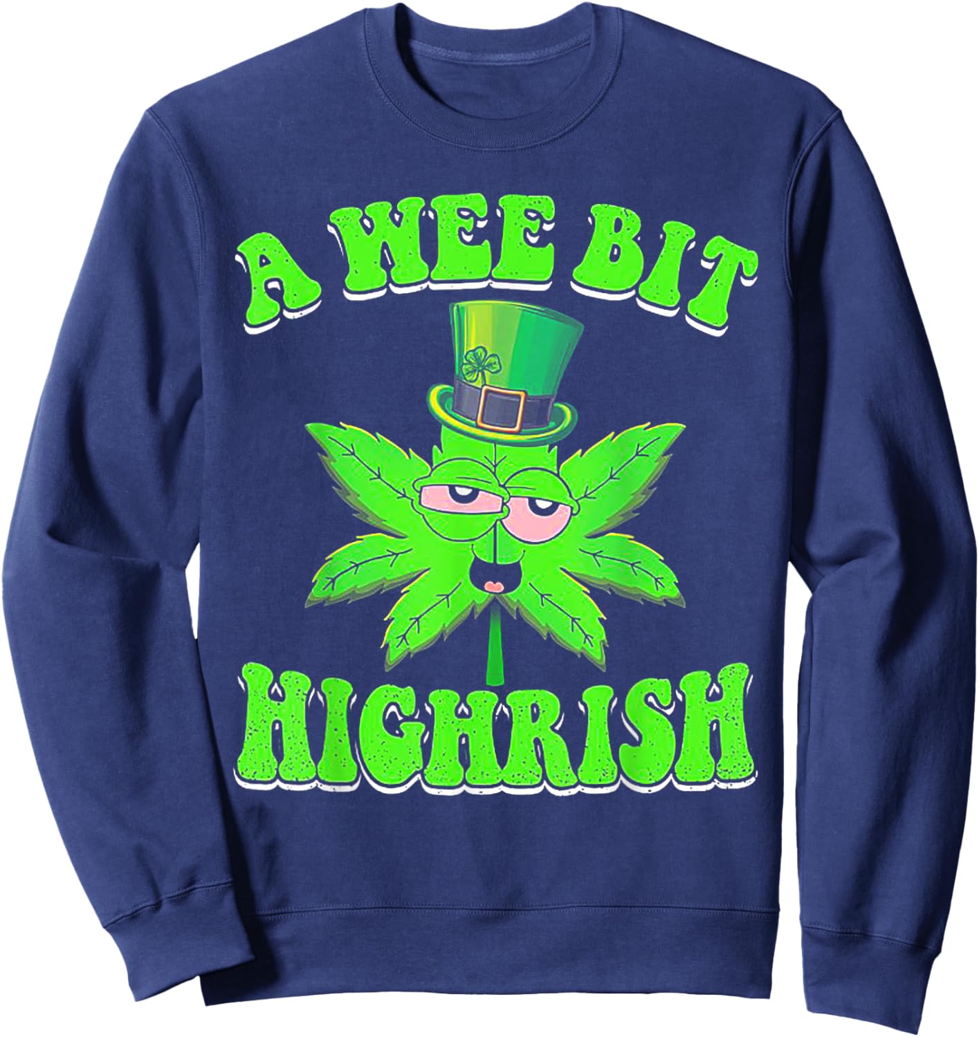 A wee bit highrish Sweatshirt - Sweatshirt | Navy