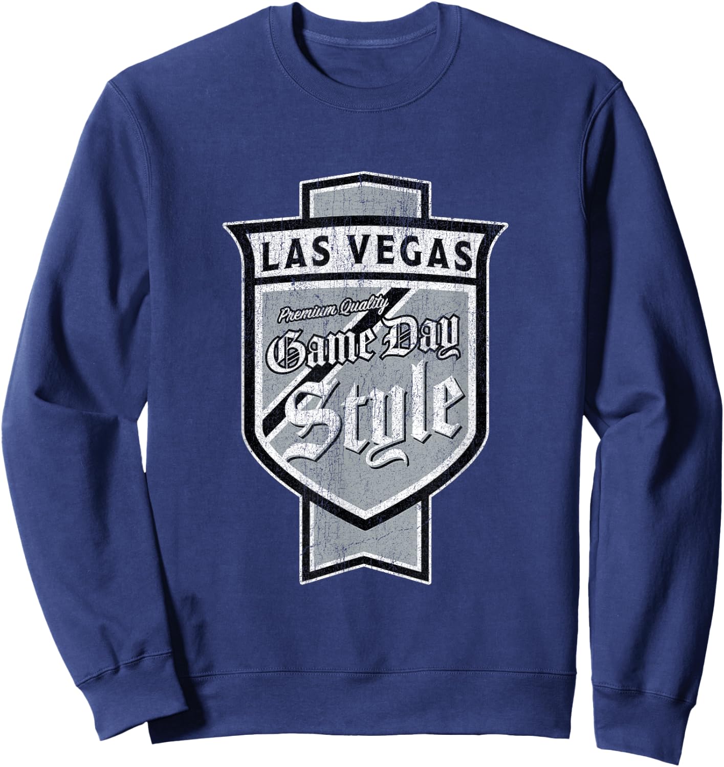 Vintage Las Vegas Beer Label - Sin City Pride Sweatshirt - Sweatshirt | Navy