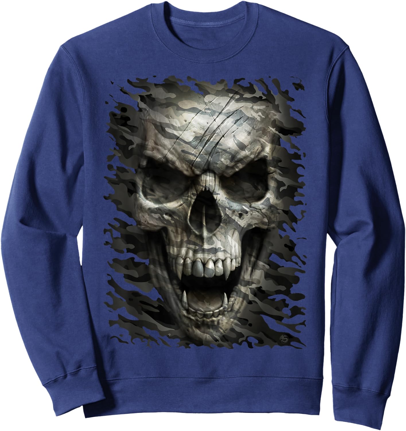 Spiral Original - Camo Reaper - Gothic Reaper Sweatshirt - Sweatshirt | Navy