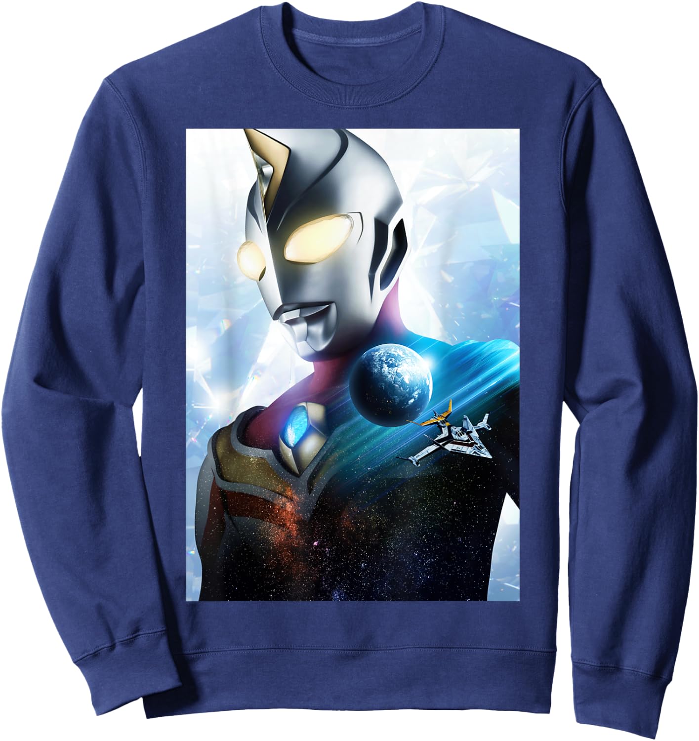 ULTRAMAN DYNA Poster Visual Design A Sweatshirt - Sweatshirt | Navy